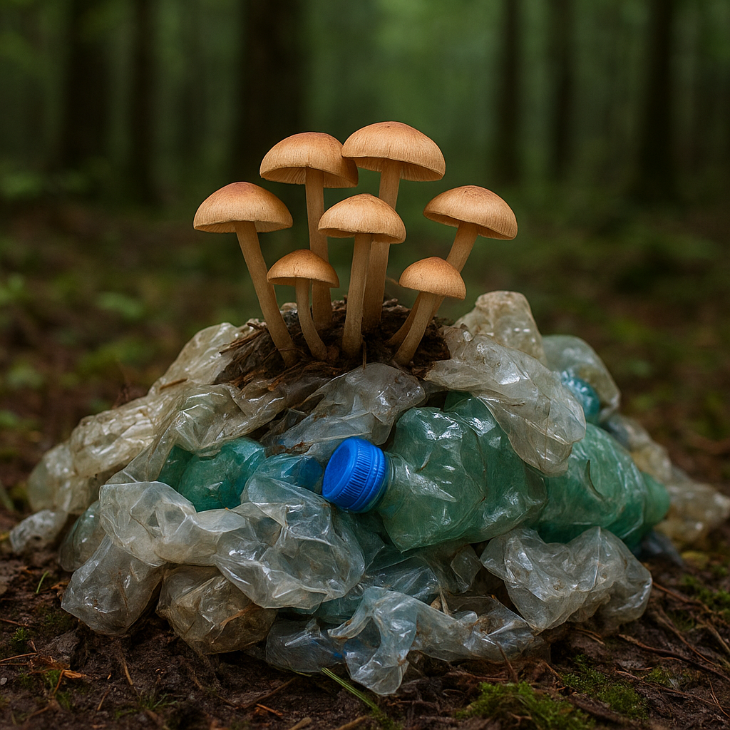 Táto amazónska huba dokáže rozkladať plast. Vedci v nej vidia jednu z nádejí v boji proti globálnej kríze odpadu